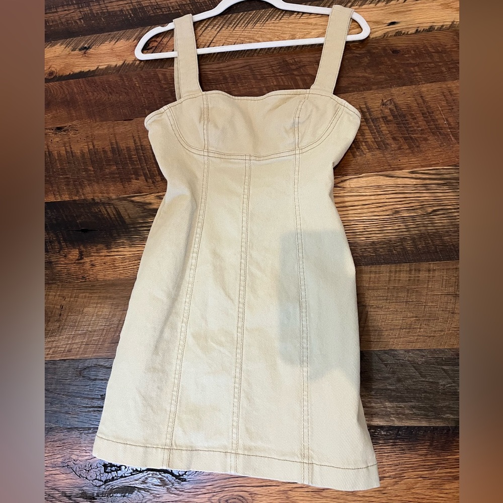 Urban Outfitters Corduroy Bodycon Mini Dress Cutout Back